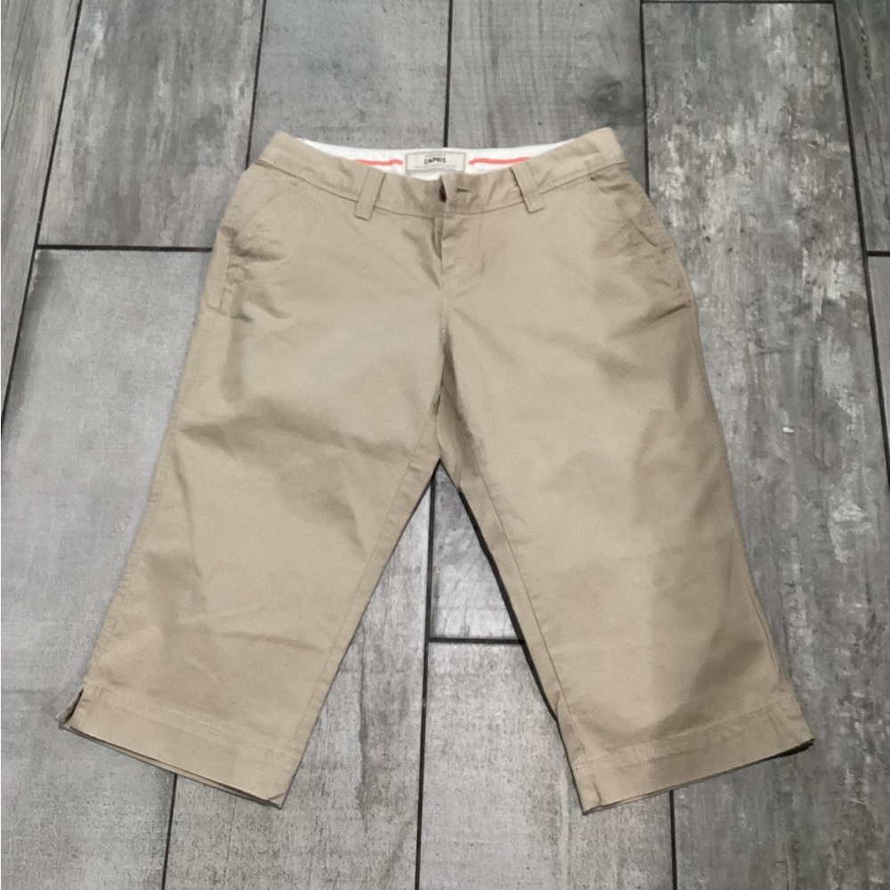 Old Navy Perfect Khaki Capris size 2